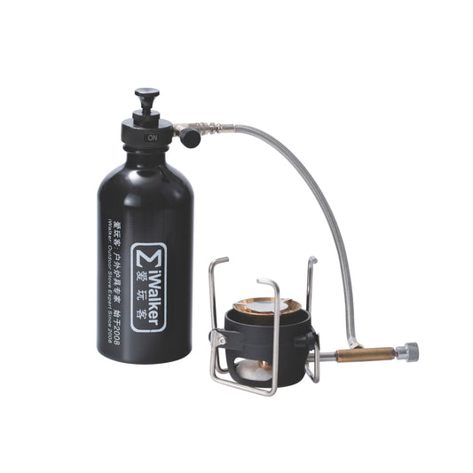 IWALKER MF519 Multi-fuel Outdoor Camping Stove Split-type Burner Diesel/Kerosene/Gasoline